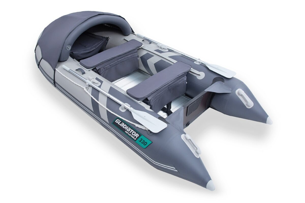 Gladiator Active C330 AL felfújható csónak alumínium padlóval - szürke