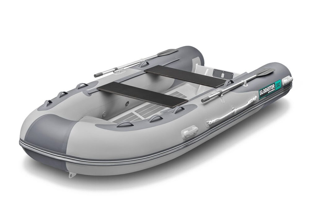 Gladiator Rib 380 AL felfújható csónak alumínium padlóval - szürke