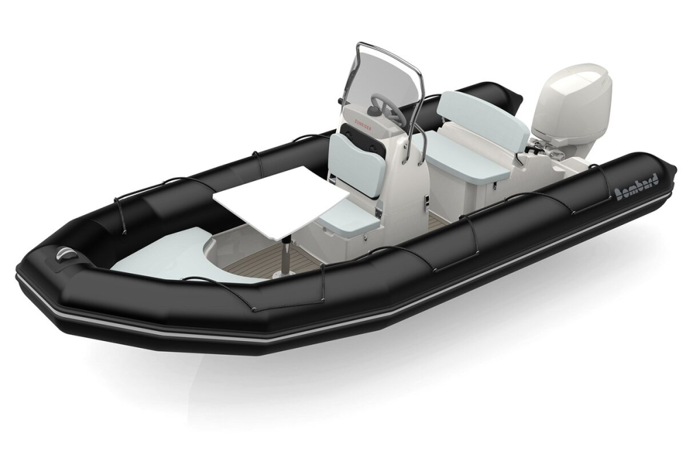 Bombard Sunrider 550 Strongan felfújható csónak fekete / világos szürke
