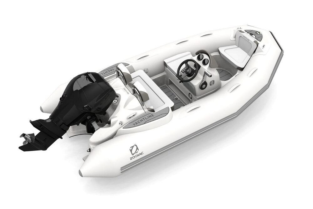 Zodiac Yachtline 360 ​​​​​​DL NEO felfújható csónak - világos szürke
