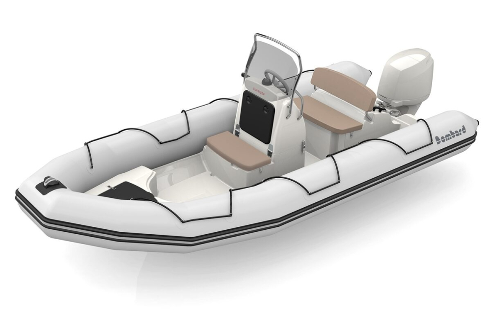 Bombard Sunrider 550 NEO felfújható csónak világos szürke / kavicsos