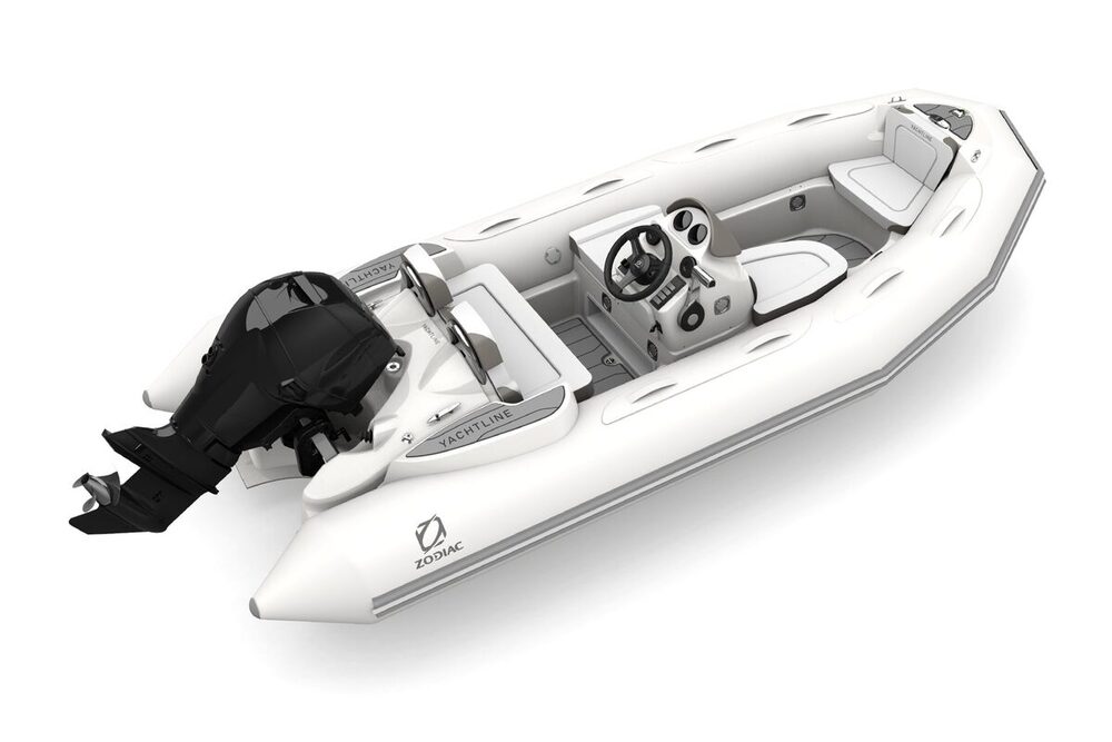 Zodiac Yachtline 400 DL NEO felfújható csónak - világos szürke