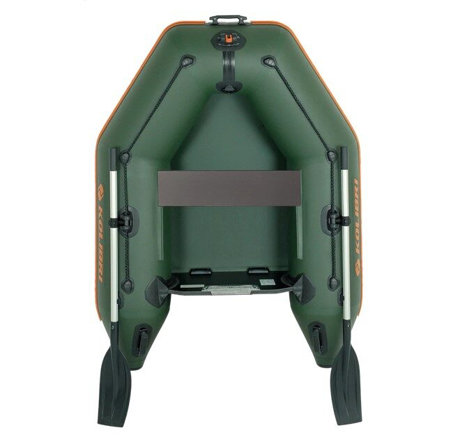 Kolibri KM-200A felfújható csónak zöld, nagynyomású légterelővel, padlóval
