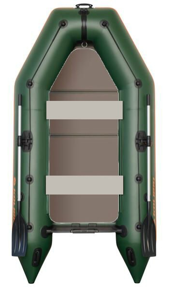 KOLIBRI KM-300P felfújható csónak fix, összecsukható padlóval - zöld