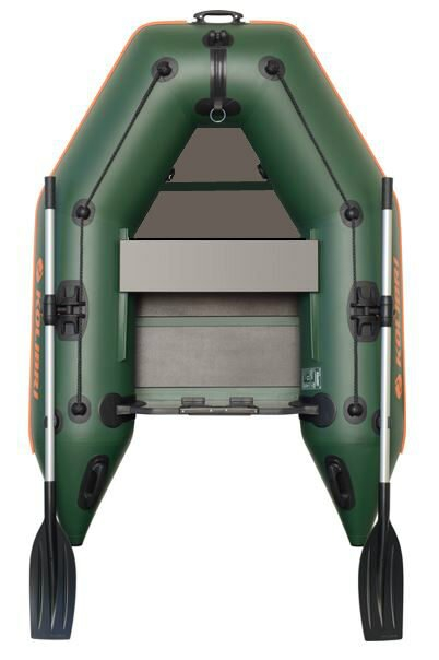 KOLIBRI KM-200 felfújható csónak rácsos padlóval - zöld