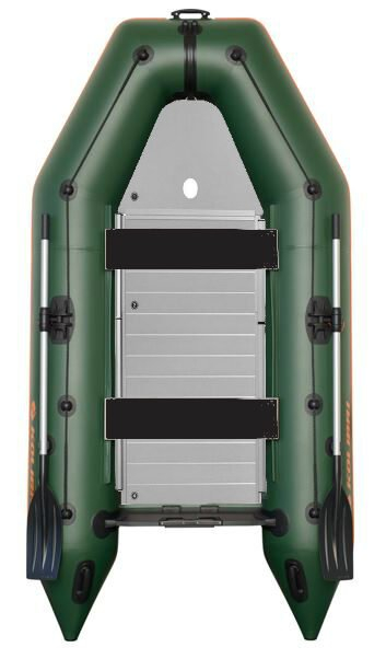 KOLIBRI KM-330 D, megerősített alumínium padló - zöld