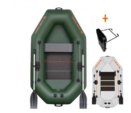 KOLIBRI K-220 T felfújható csónak rácsos padlóval + motortartóval