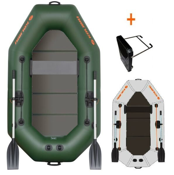 KOLIBRI K-220 TP felfújható csónak tömör padlóval + motortartóval