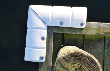 DANFENDER MULTIDOC fehér pontonütköző – Ø 180 × 900 mm