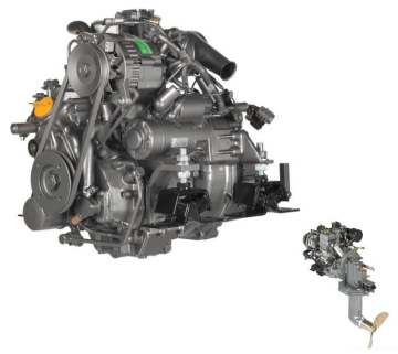 YANMAR 1GM10C így Saildrive SD 25 - 9 LE