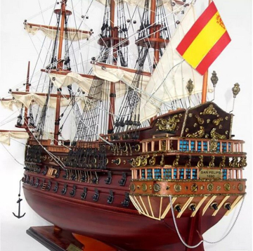 SAN FELIPE vitorlás modell - 92 cm