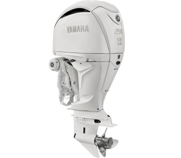 YAMAHA FL250 XS2 (SBW) csónakmotor fehér - tengelyhossz 25 hüvelyk/63,5 cm (fordított propeller forgás)