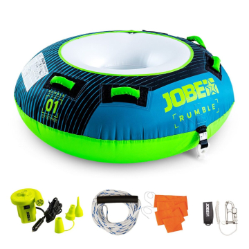 JOBE RUMBLE TEAL PACKAGE 1P felfújható vízi fánk - funtube