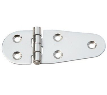 Rozsdamentes acél zsanér 107 x 40 mm