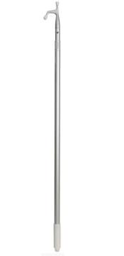 Professzionális, megerősített teleszkópos eloxált alumínium csáklya  120-209 cm, Ø 25/29mm