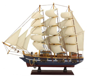Vitorlás modell - 47 cm