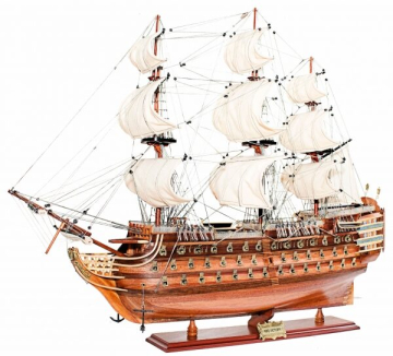 A HMS VICTORY vitorláshajó modellje - 75 cm