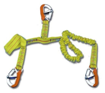 NIROSTA rugalmas mentőkötél - 3 karabiner