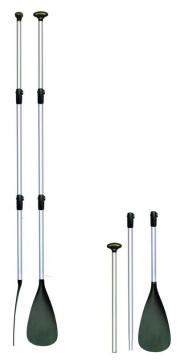SUP összecsukható alumínium evező 115 - 215 cm