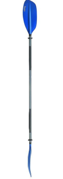 Összecsukható alumínium dupla evező kék - 215/115 cm, Ø29 mm