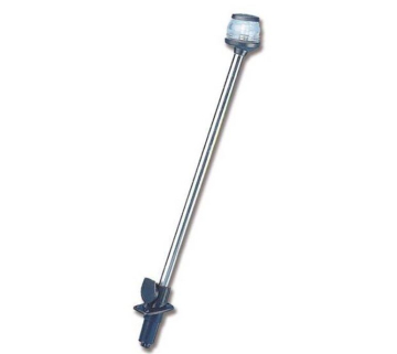TREM horgonylámpa 360° levehető árboccal, fekete - 54 cm