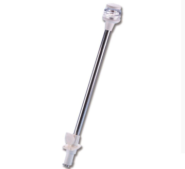 TREM horgonylámpa 360° levehető árboccal, fehér - 54 cm