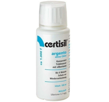 CERTISIL ARGENTO CA 1000F - klórmentes folyadék 100ml, 1ml/10L