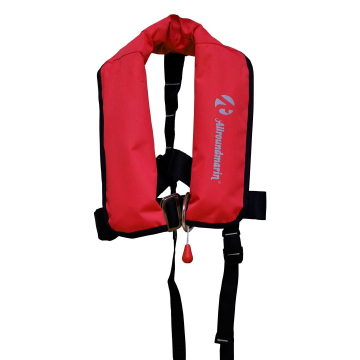 ALLROUNDMARIN automata mentőmellény JUNIOR 150N (15-40 kg) - piros