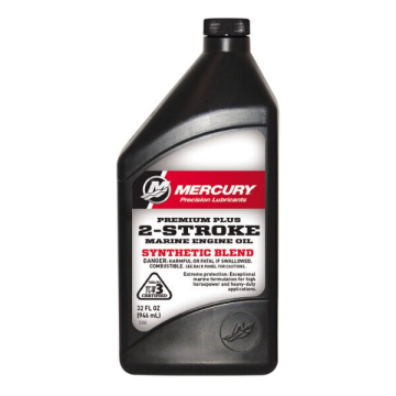 Mercury Premium Plus 2 ütemű hajómotorolaj szintetikus keverékkel - Hajómotorolaj 2 ütemű 1L