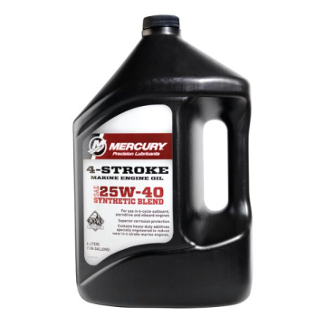 Mercury 4 ütemű hajómotorolaj szintetikus keverék 25W-40 - 4 ütemű hajómotorolaj 4L