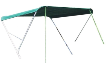 Bimini SUNWORLD II alumínium napfénytető zöld - szélesség 120-140 cm, csőátmérő Ø20 mm