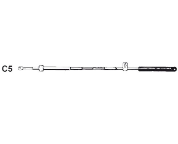 C5 váltóbowden - 7"/2,14m