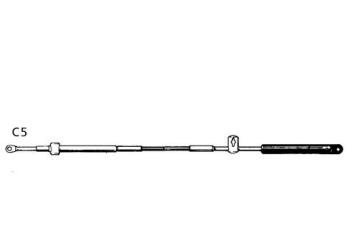 C5 váltóbowden - 16"/4,88 m