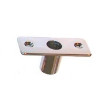 Hüvely evezővillához krómozott 60x35 mm, furat Ø14 mm