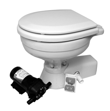 Csendes öblítésű elektromos WC - Standard - 12V