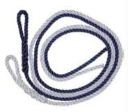 Fenderkötél hurokkal, kék 1,5m x 6mm