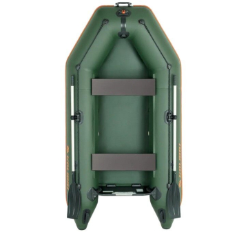 Kolibri KM-260A felfújható csónak zöld, nagynyomású padlóval, légfedélzet