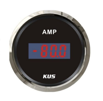 KUS digitális ampermérő 150 amperig - fekete