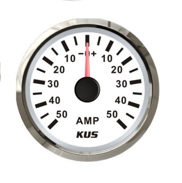 KUS ampermérő 50 amperig - fehér