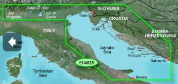 BlueChart G2 - HXEU452S Jadran KICSI