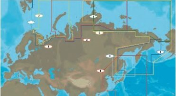 Térkép: 2, Oroszországi Föderáció - Északnyugat
