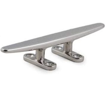 Kikötőbika 4 rögzítőfurattal saválló - 150 mm