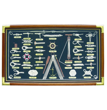 SEA-CLUB festmény - Tengerészeti csomók 73 x 43 cm