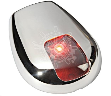 SEA-DOG LED navigációs lámpa rozsdamentes acél függőleges rögzítéssel - bal oldal