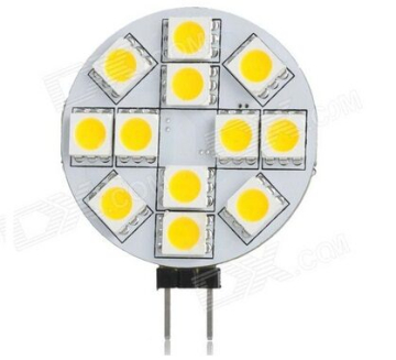 SMD LED izzó 12 LED, G4 csatlakozóval