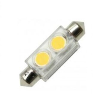 SMD LED izzó, 2x Chip SMD LED - 38 mm