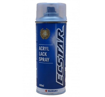 SUZUKI ECSTAR fekete motorfesték spray - 400 ml
