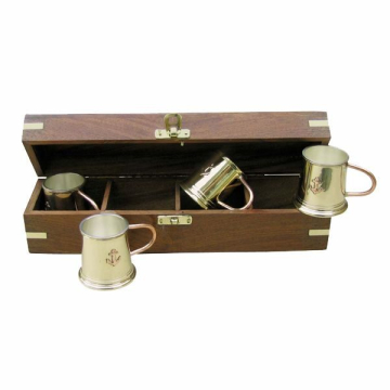 Réz rumbélyegző készlet - 4 db