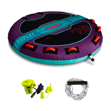 Jobe Droplet Towable Package 2P színes felfújható vízi fánk (funtube) - Ø 170 cm
