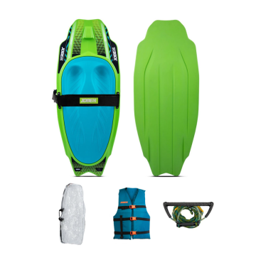 Jobe Slash térdvédő szett lime zöld - 124 cm